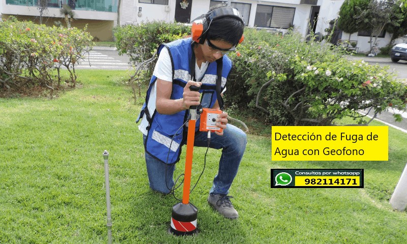 UBICACION, DETECCION FUGA AGUA Geófono en Lima